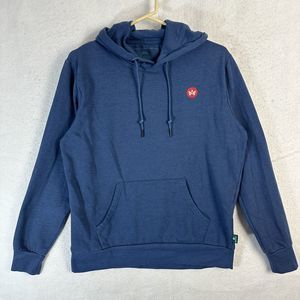 KRONSTADT Hoodie Sweatshirt Men Medium Pullover Soft Blue Scandinavian Organic